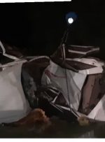 ۲ کشته و زخمی حاصل برخورد مرگبار خودرو پژو پارس با تیر چراغ برق