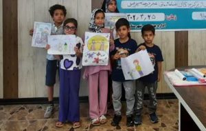 تجلیل از برگزیدگان مسابقه نقاشی” غدیر برای کودکان “